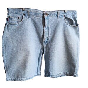 Vintage Faded Glory Light Wash Denim Shorts Mens 40 Relaxed Fit 100% Cotton USA